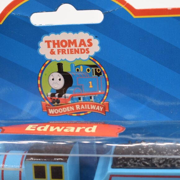 Edward & Tender Learning Curve Thomas & Friends Wooden Railway Train Engine 2008 - Picture 9 of 10